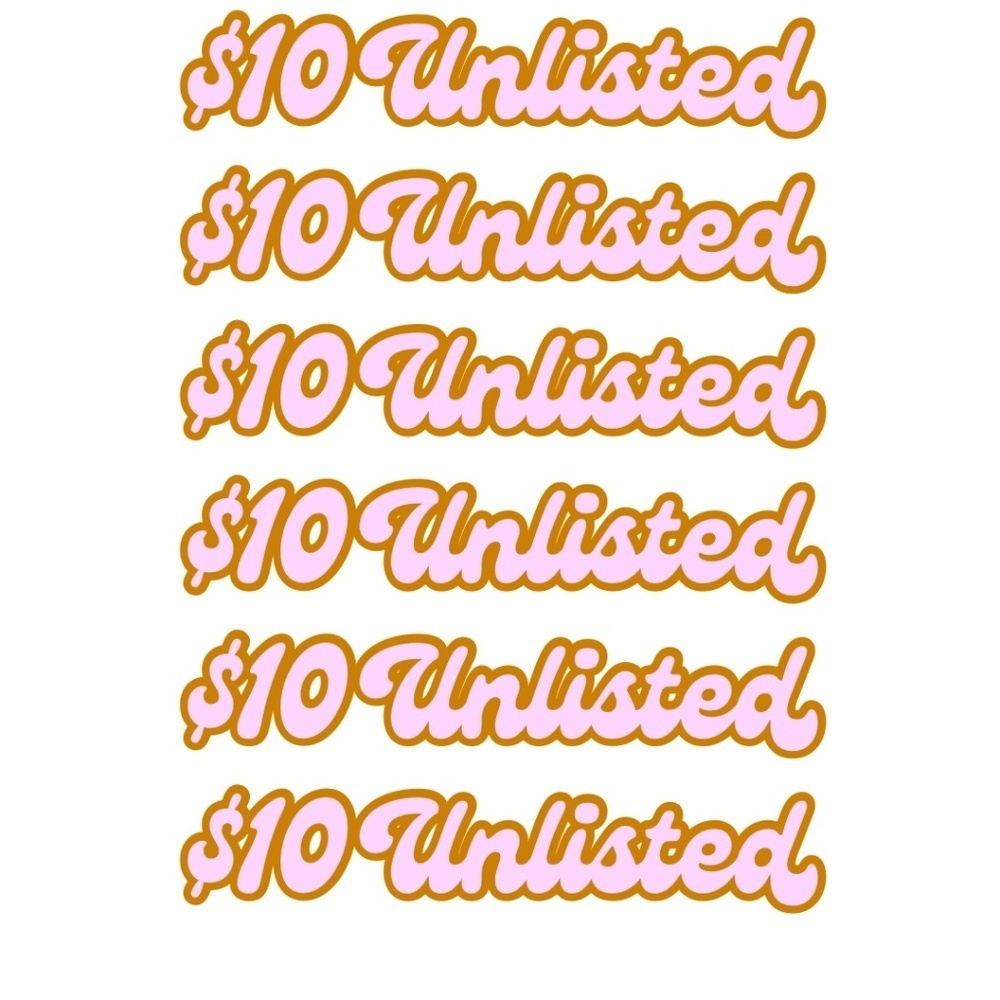 $10 Unlisted Live Item